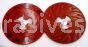 3M 7000028419 7” Extra Hard Red Disc Pad Ribbed 80514