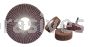 Norton 6 x 1 x 2 A/O 180 Grit Medium Density Norton Interleaf Flap Wheel