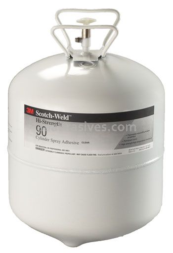 3M 7000028603 Hi-Strength 90 Cylinder Spray Adhesive Clear Large Cylinder.