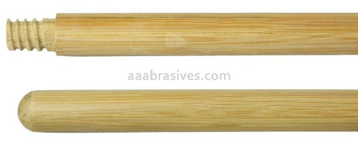 Weiler 42380 60" Bamboo Handle Threaded Wood Tip 15/16" Diameter