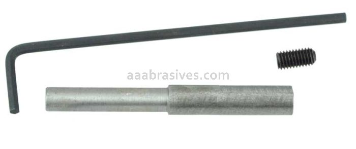 Weiler 89023 Drive Mandrel Kit for Nylox Miniature Disc Brushes 1/4" Stem