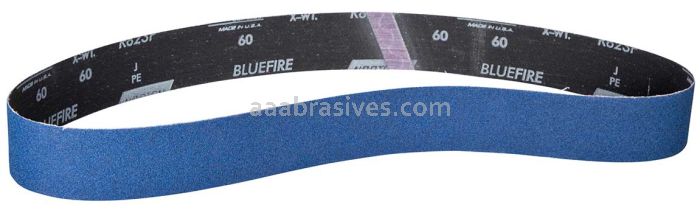Norton 2 x 60 BlueFire Cloth Narrow Benchstand Belt 120 Grit R823P ZA