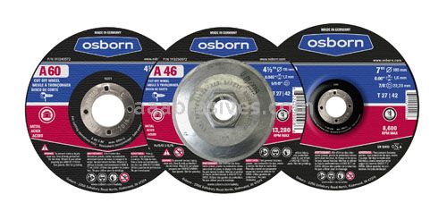 Osborn 4.5x0.04x7/8 60 AO Cutting Disc T01 1111240572