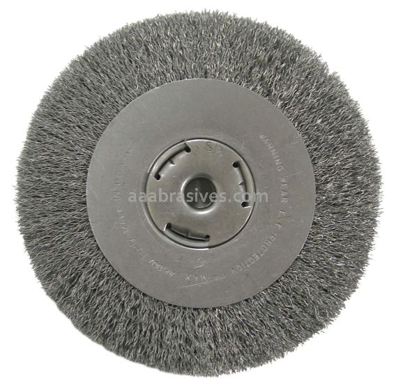 Weiler 36006 - 8" .014, Wide Face, 5/8" A.H., Retail Pack, Vortec Pro Crimped Wire Wheel, Wide Face - 012382360061