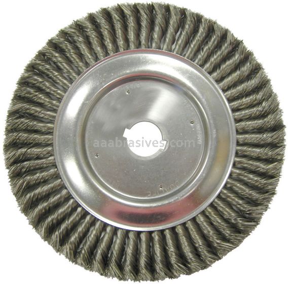 Weiler 08169 - 10" .0118, 1-1/4" A.H. , Standard Twist Wire Wheel - 012382081690