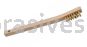 Osborn Curved Handle Scratch Brush 3 X 7 Rows Brass #54014