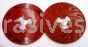 3M 7000028419 7” Extra Hard Red Disc Pad Ribbed 80514
