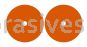 7x7/8 #40 (1-1/2) Floor Disc Cloth Ceramic ORANGE Ultra