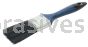 Weiler 40001 1-1/2" Varnish Brush Black China Bristle Fill 2-1/4" Trim Length Blue Foam Handle