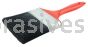 Weiler 40111 4" Industrial Varnish Brush Black Polyester 2-3/4" Trim Length Red Plastic Handle