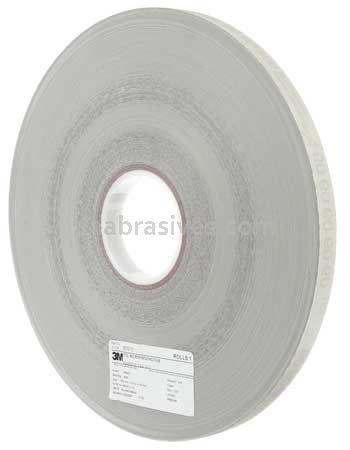 3M&trade; 7100054082 .748 x 900 ft x 3 60 Micron 372L Microfinishing Film Roll