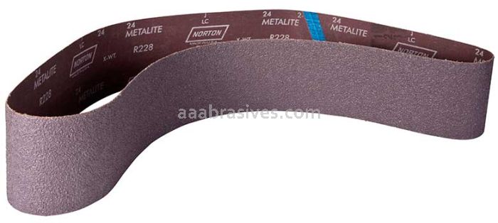 Norton 4 x 60 36 Norton Metalite Plyweld RR Flex R228 Narrow Belts