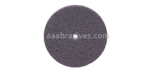 Weiler 55523 - 2" x 1/2" Series 2, SC - Fine, 1/4" A.H., Non-Woven Unitized Wheel - 012382555238