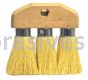 Weiler 44883 - 6-1/4" 3-Knot Roof Brush, White Tampico Fill w/ 48" Tapered Handle - 012382448837