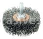 Weiler 17620 2-1/2" Wide Face Stem-Mounted Crimped Wire Wheel .014" Steel Fill 1/4" Stem