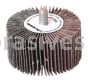 Weiler 30737 2" x 1" x 60 AO Wolverine Coated Abrasive Flap Wheel 1/4-20 Threaded Stem