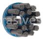 Weiler 85800 3-1/2" Nylox Disc Brush Rectangular Filament 320 SC Fill 7/8" Arbor Hole