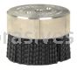 Weiler 85981 3" Maximum Density Miniature Nylox Disc Brush 80 SC Crimped Rectangular Fill