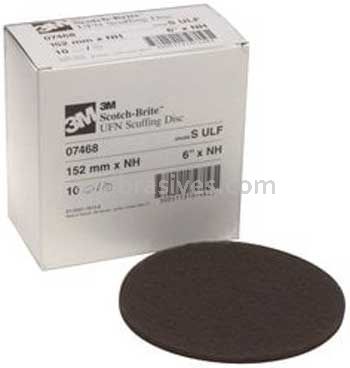 3M™ 7000120839 6" 07468 S/C Ultra Fine Scotch-Brite™ Scuffing Disc