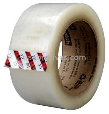 Scotch™ Box Sealing Tape 371 Clear 72 mm x 100 m 3M 7100139450