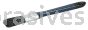 Weiler 40113 1" Flat Sash Brush Black China Bristle 2" Trim Length Blue Lacquered Handle