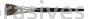 Weiler 41021 1" Flat Marking Brush Ox Hair 1-3/8" Trim Length Round Handle
