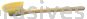 Weiler 44663 20" Utility Scrub Brush White Tampico Fill Long Handle Foam Block