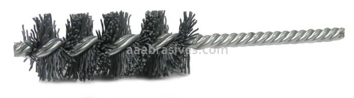 Weiler 21134 3/4" Nylox Power Tube Brush .022/320 SC Crimped Fill 2-1/2" Brush Length