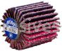 Norton 69957339718 1 x 1 x 1/4-20 Threaded 40 Grit Ceramic Alumina Pink R928 Flap Wheels