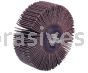 Weiler 52603 - 1" x 1" 1/4"-20 Stem, 80AO, Tiger Coated Abrasive Flap Wheel - 012382526030