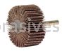 Weiler 52015 2" x 1" Tiger Coated Abrasive Flap Wheel 1/4" Stem 60 AO