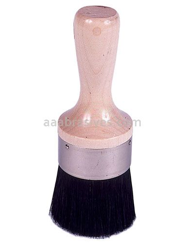Weiler 40081 - 1-1/2" Stencil Brush, China Bristle, 1-5/8" Trim, Lacquered Wood Handle - 012382400811