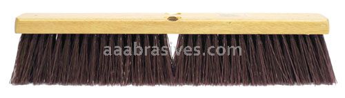 30" Garage Brush, Maroon Synthetic Fill
