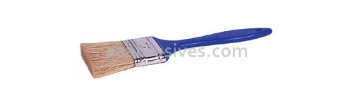 Weiler 40135 - 4" Disposable Chip & Oil Brush, Grey China Bristle, 2-1/4" B.L., Plastic Handle - 012382401351