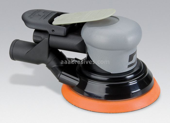 Dynabrade 69024 - 5" Dia. Central Vacuum Dynorbital Silver Supreme Random Orbital Sander