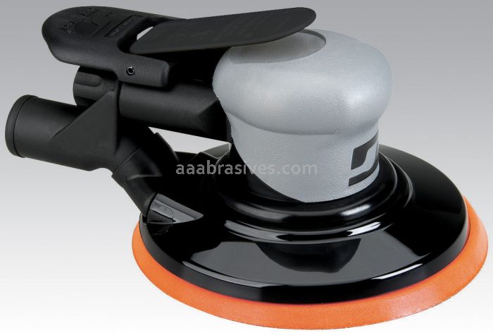 Dynabrade 69044 - 6" Dia. Central Vacuum Dynorbital Silver Supreme Random Orbital Sander