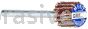 Merit Abrasives 08834137483 5/8 x 5/8 x 1/8 Small Diameter Flap Wheels With 1/8" Steel Shank 180 Grit Merit Aluminum Oxide