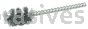 Weiler 21075V 5/8" Power Tube Brush .005" Steel Wire Fill 1" Brush Length Vending Ready