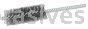 Weiler 21114V 1" Power tube Brush .006" Steel Wire Fill 2-1/2" Brush Length Vending Ready
