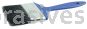 Weiler 40165 3" Vortec Pro Chip & Oil Brush Black Bristle 1-3/4" Trim Length Plastic Handle
