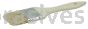 Weiler 40181 2" Vortec Pro Chip & Oil Brush White Bristle 1-3/4" Trim Length Wood Handle