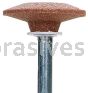 Norton A37 1-1/4 x 1/4 Gemini 38A M/M4A 1/4 x 1-1/2 Vitrified Mounted Points - A Shapes