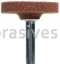 Norton W235 1-1/2 x 1/4 Gemini 38A M/M4A 1/4 x 1-1/2 Vitrified Bond Mounted Points - W Shapes