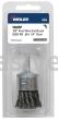 Weiler 10025P 3/4" Knot Wire End Brush .014" Steel Fill Retail Pack
