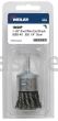Weiler 10028P 1-1/8" Knot Wire End Brush .020" Steel Fill Retail Pack