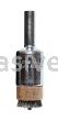 Weiler 10056 1/2" Pilot Bonding End Brush .004" Crimped Stainless Steel Wire Fill 3/32"-Dia Pilot
