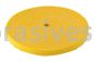 Unmounted Buffing Wheel 10" Dia. 3/4" Arbor Hole 50 Ply Spiral Sewn 158-10Y Treated Yellow