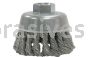 Weiler 13721 - 2-3/4" .020SS, M14 x 2.0 A.H., Single Row Wire Cup Brush - 012382137212