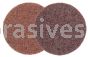 Weiler 51507 3" Non-Woven Surface Conditioning Disc Hook & Loop AO - Medium