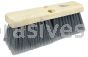 Weiler 70312 10" Bus Brush Flagged Silver Grey Polystyrene Fill